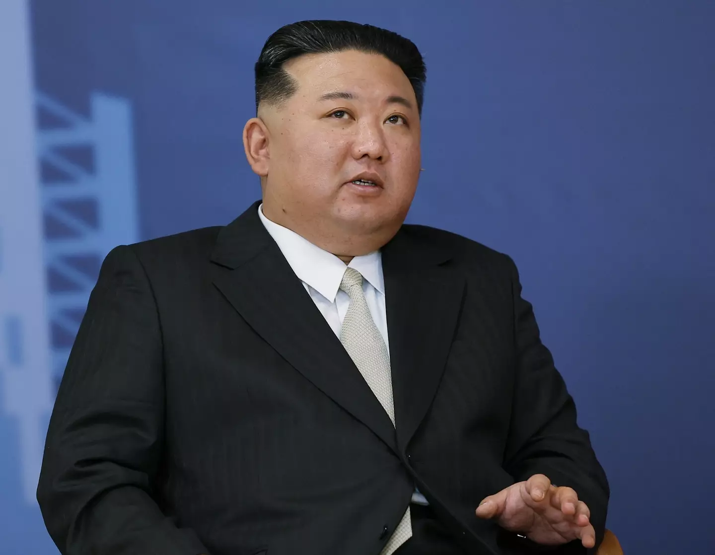Kim Jong Un praised the North Korean troops fighting for Russia(VLADIMIR SMIRNOV/POOL/AFP via Getty Images)