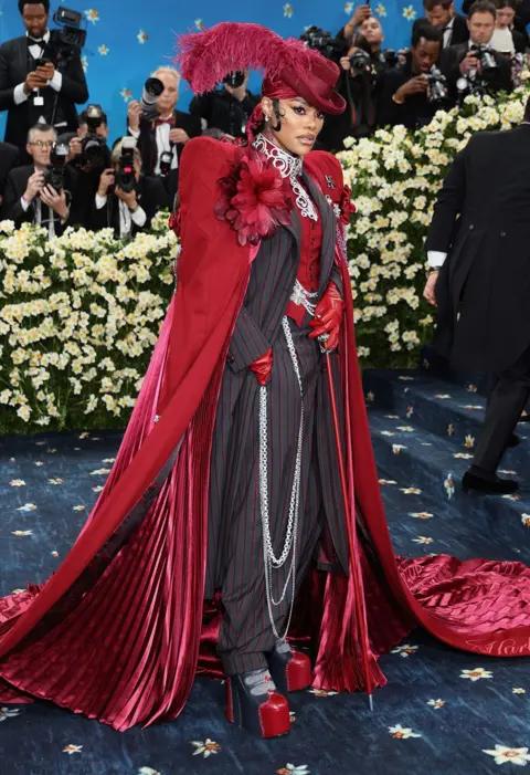 EPA Teyana Taylor attends the 2025 Met Gala Celebrating "Superfine: Tailoring Black Style" at Metropolitan Museum of Art on May 05, 2025 in New York City, US.