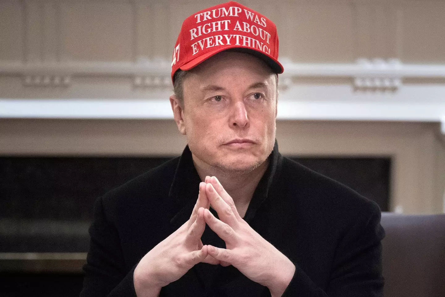 People on social media from apparent favoritism to Musk's Tesla company (BRENDAN SMIALOWSKI/AFP via Getty Images)